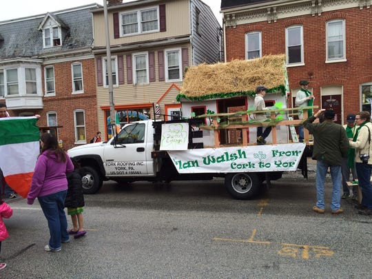 The Walsh clan first participated in the York Saint Patrick's Day Parade 33 years ago. This year, they're updating their Irish cottage float to celebrate Ward Walsh's turn as parade grand marshal.