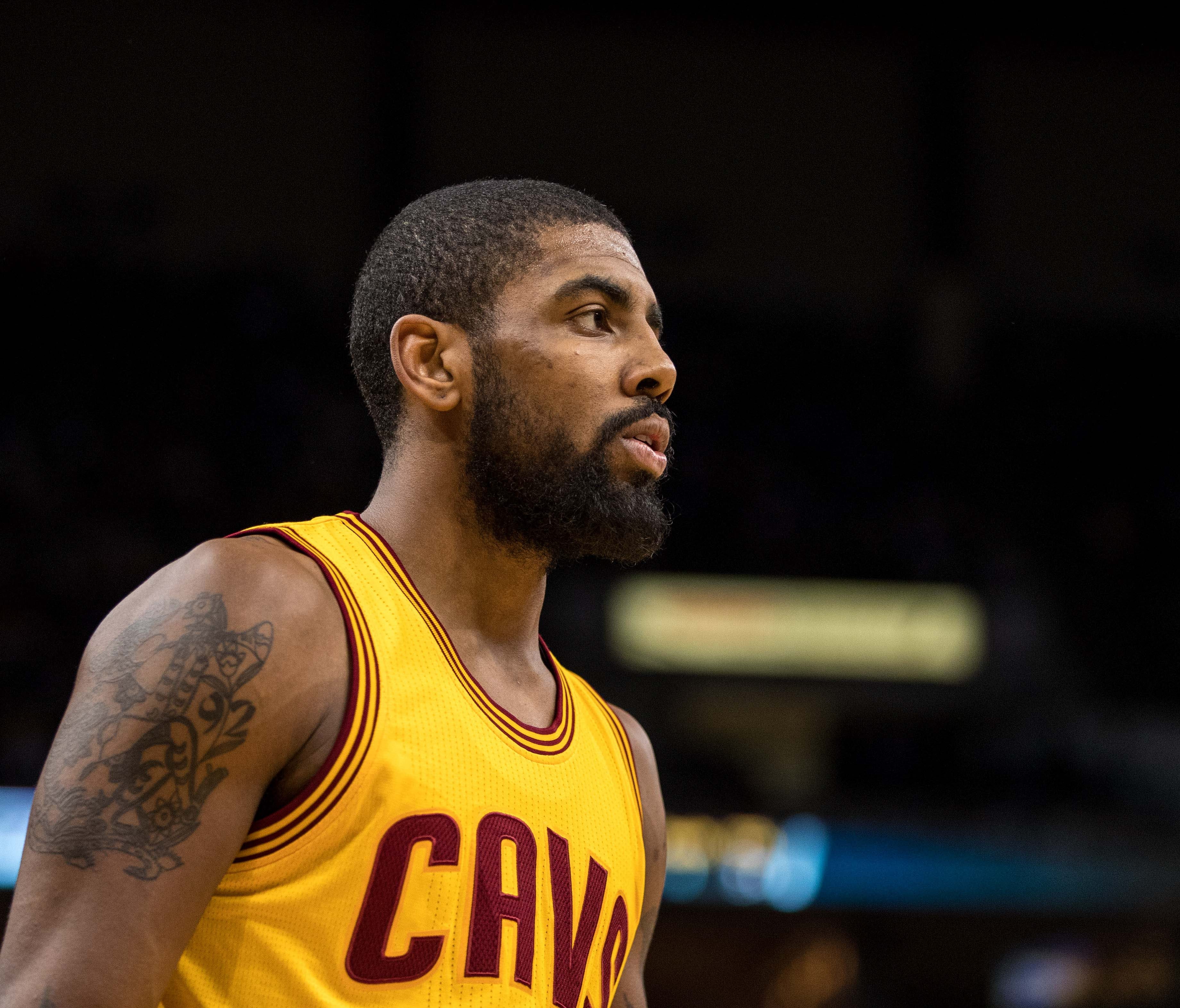 Cleveland Cavaliers guard Kyrie Irving during a game against the Minnesota Timberwolves.