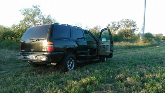 Bee County Sheriff's office is looking for about 20 people who fled from this vehicle after a traffic stop Wednesday.
