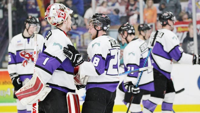 The Shreveport Mudbugs and goaltender Jaxon Castor blanked the Lone Star Brahmas in Game 1 of the NAHL South Division Final on Friday.