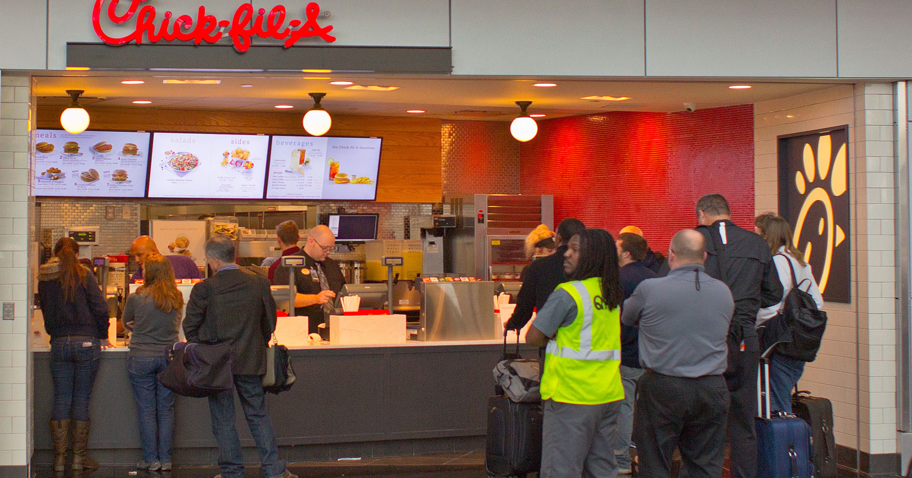 ChickfilA opens at airport