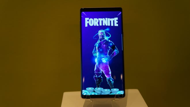 Under a temporary promotion, Samsung is issuing free V-bucks  currency for Fortnite and a special "skin" on the Galaxy Note9.