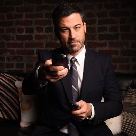 Jimmy Kimmel, host of the late-night talk show "Jimmy Kimmel Live!" and multiple award shows, in Los Angeles in 2016.