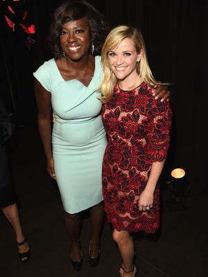 Honorees Viola Davis and Reese Witherspoon attend the Variety Power of Women presented by Lifetime.