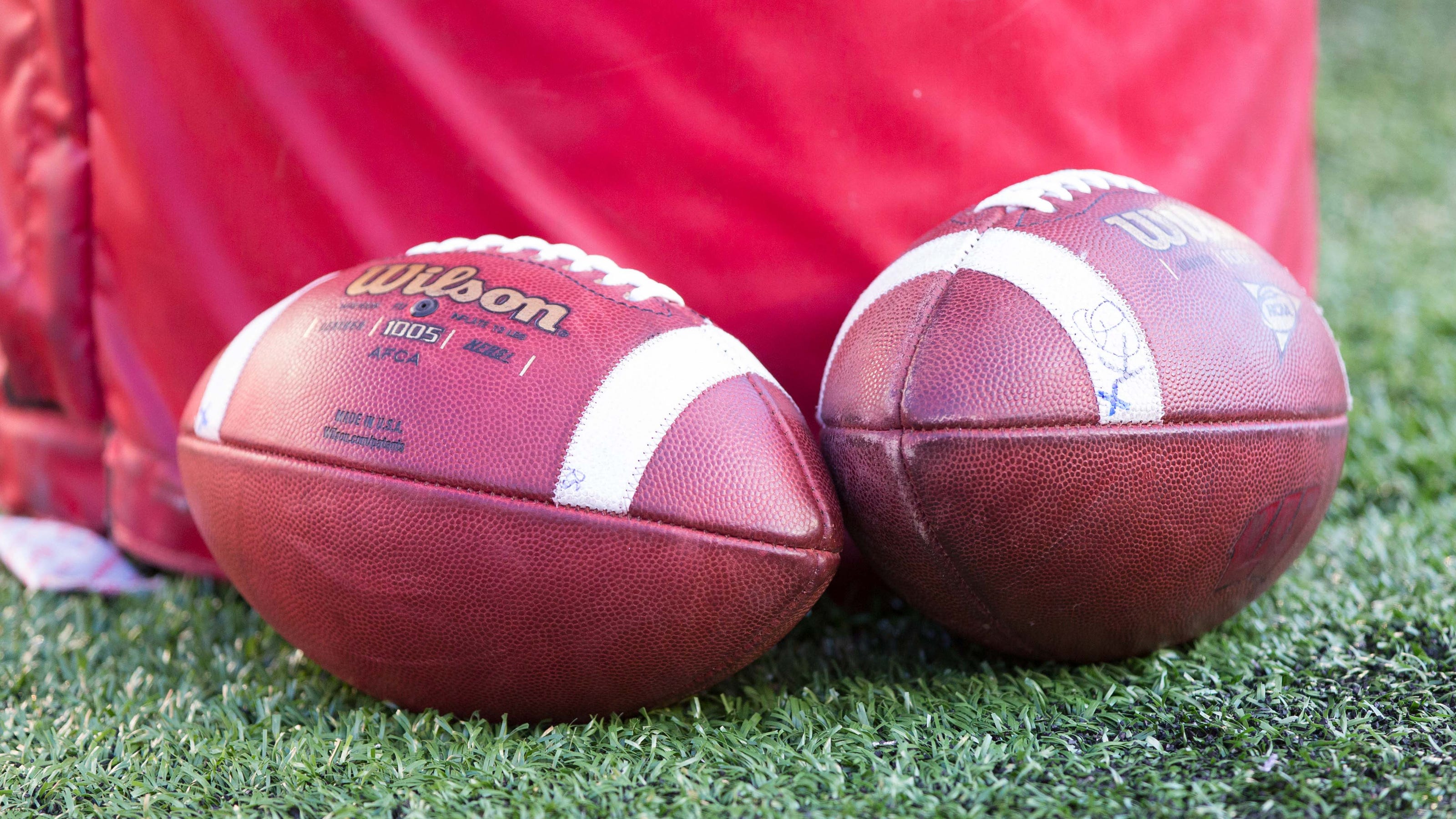 Texas high school football player Emmanuel Duron tackles referee