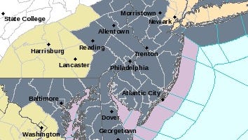 Much of New Jersey was under a dense fog advisory on Nov. 30.