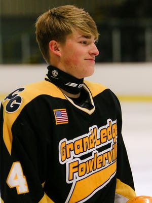 Niko Montrose had two goals and two assists for Grand Ledge-Fowlerville in a 5-2 victory over Pinckney.