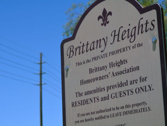 Residents of Brittany Heights are concerned about the