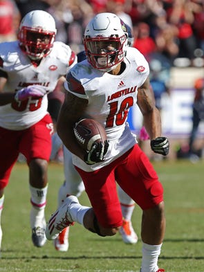 Louisville Cardinals cornerback Jaire Alexander (10)