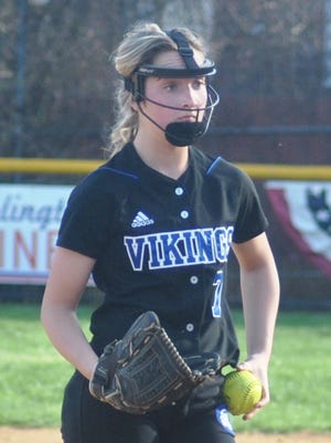 One of the strengths of North Arlington softball is junior co-captain and pitcher Alyssa Miller.