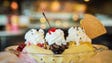 Visitors can count on a classical banana split.