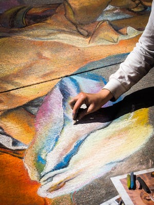 Pastel chalk paintings come to life at the Reno Chalk Art Festival, an inaugural Artown event presented by Atlantis Casino Resort Spa.
