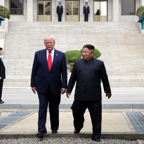 Trump steps into North Korea &nbsp; &nbsp; &bull; 