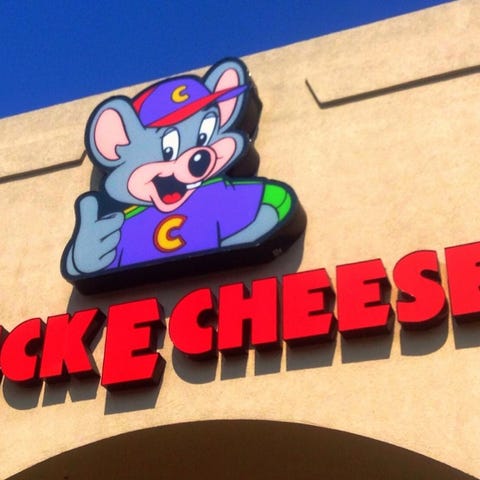 10. Chuck E. Cheese&#039;s &nbsp; &nbsp; &bull; U.