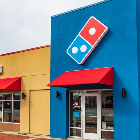 Domino's     • Year founded:  1960     • Original location:  Ypsilanti, MI     • Approximate number of units (US only):  6,572 In 1960, brothers Tom and James Monaghan scratched together $1,400 to purchase a small pizza chain named DomiNick's in Ypsilanti, Michigan. After eight months, James decided that he didn't want to quit his job as a postman, so he exchanged his shares in the company for Tom's Volkswagen Beetle (one of the   absolute all-time worst business decisions). Tom expanded out to three locations within five years and changed the name from DomiNick's to Domino's - the three dots on the logo are symbolic of these first three locations. Tom ran the company until 1998.