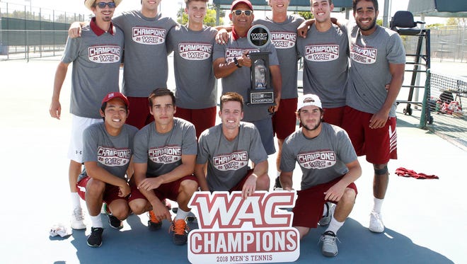 New Mexico State men's tennis.