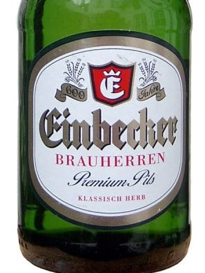 Einbecker Brauherren Premium Pils, from Einbecker Brauhaus AG in Einbeck, Germany, is 4.9% ABV.