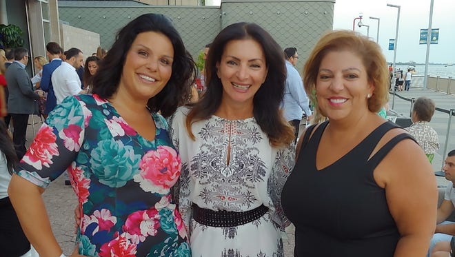 Tina Genitti, left, Nadya Nahra, and Kay Faddoul enjoy Summer Recess 2018.