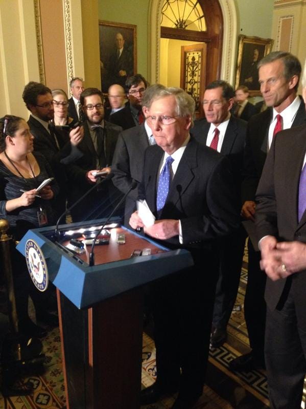 Kentucky Sen Mitch Mcconnell Obama Immigration Move Not About Compassion But Politics