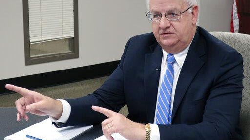 Kansas Department of Revenue Secretary Mark Burghart. The state announced tax revenue performed better than expected in the first quarter of Fiscal Year 2021.