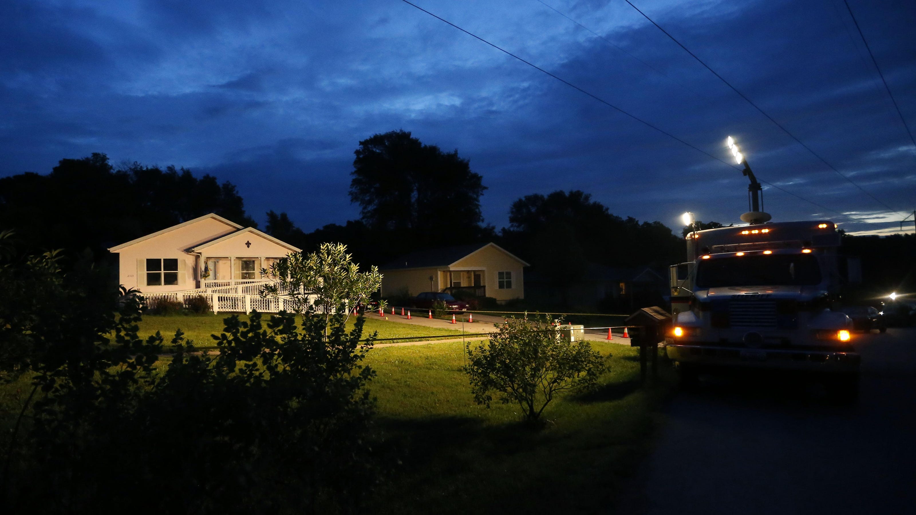 What did authorities seize from Blancharde home?