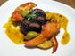 Filet mignon with lobster and fingerling potatoes at