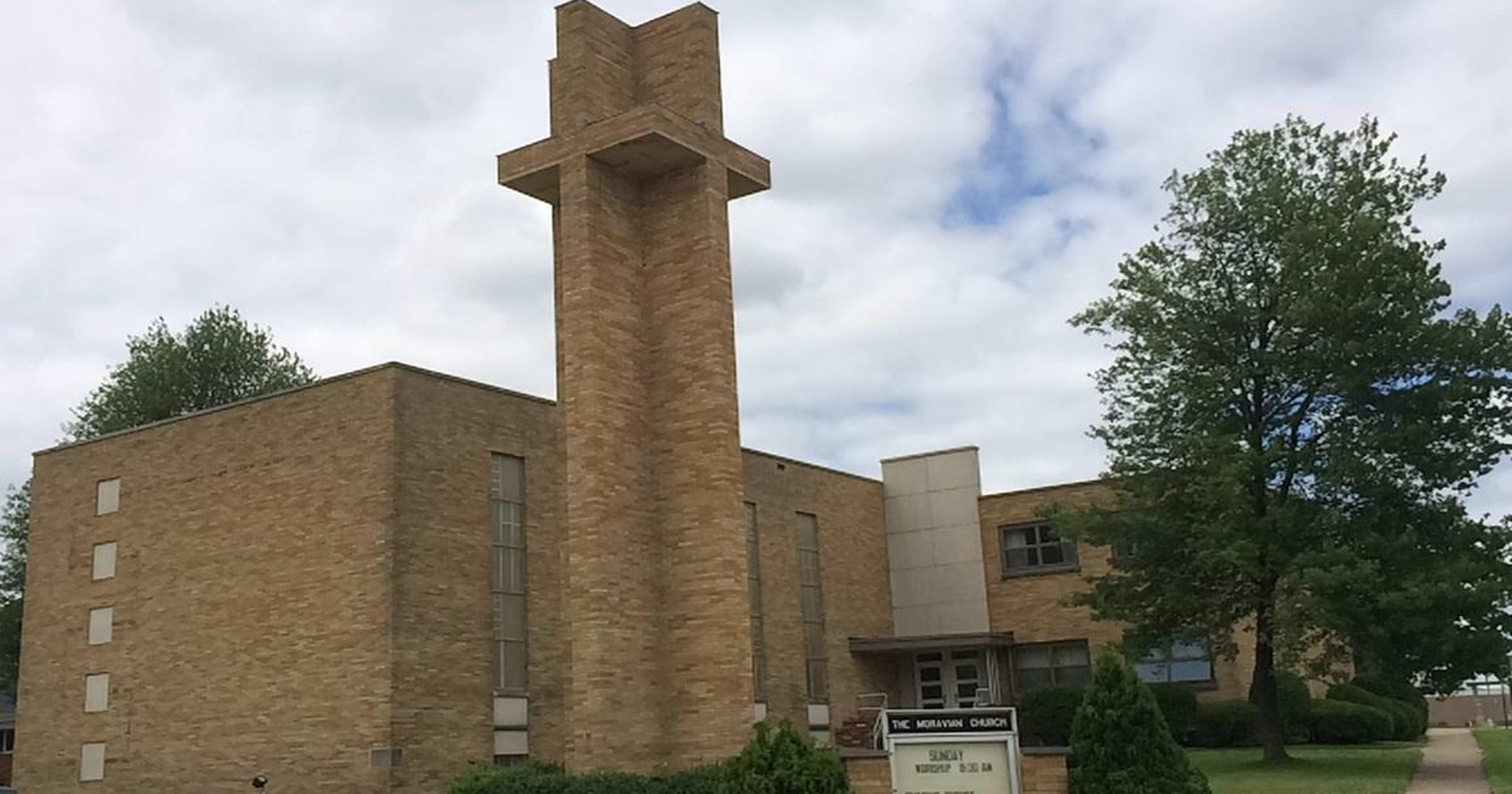 First Moravian church offered services in two languages