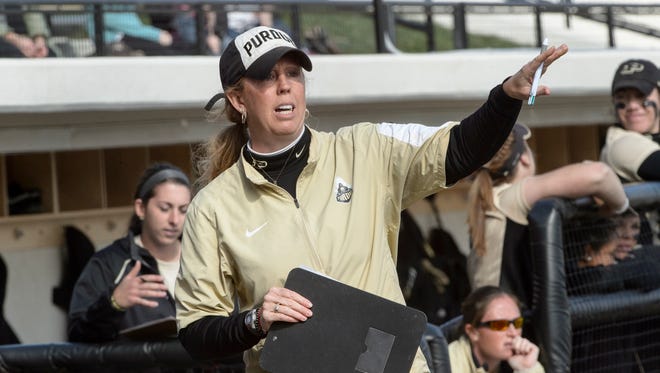 Kim Schuette was named Purdue's softball coach in June 2013 and coached the Boilermakers for three seasons.
