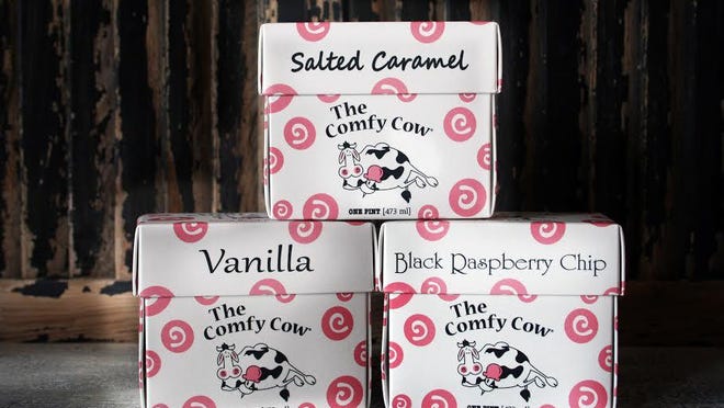 Send Comfy Cow Ice Cream all over the country this holiday with no shipping cost