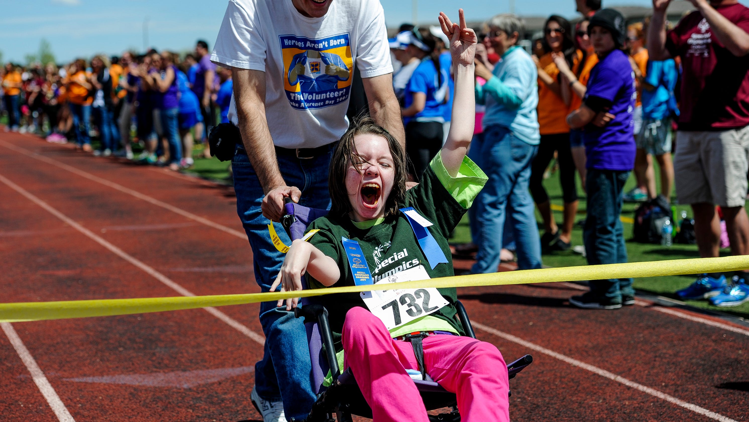 Special Olympics track and field meet