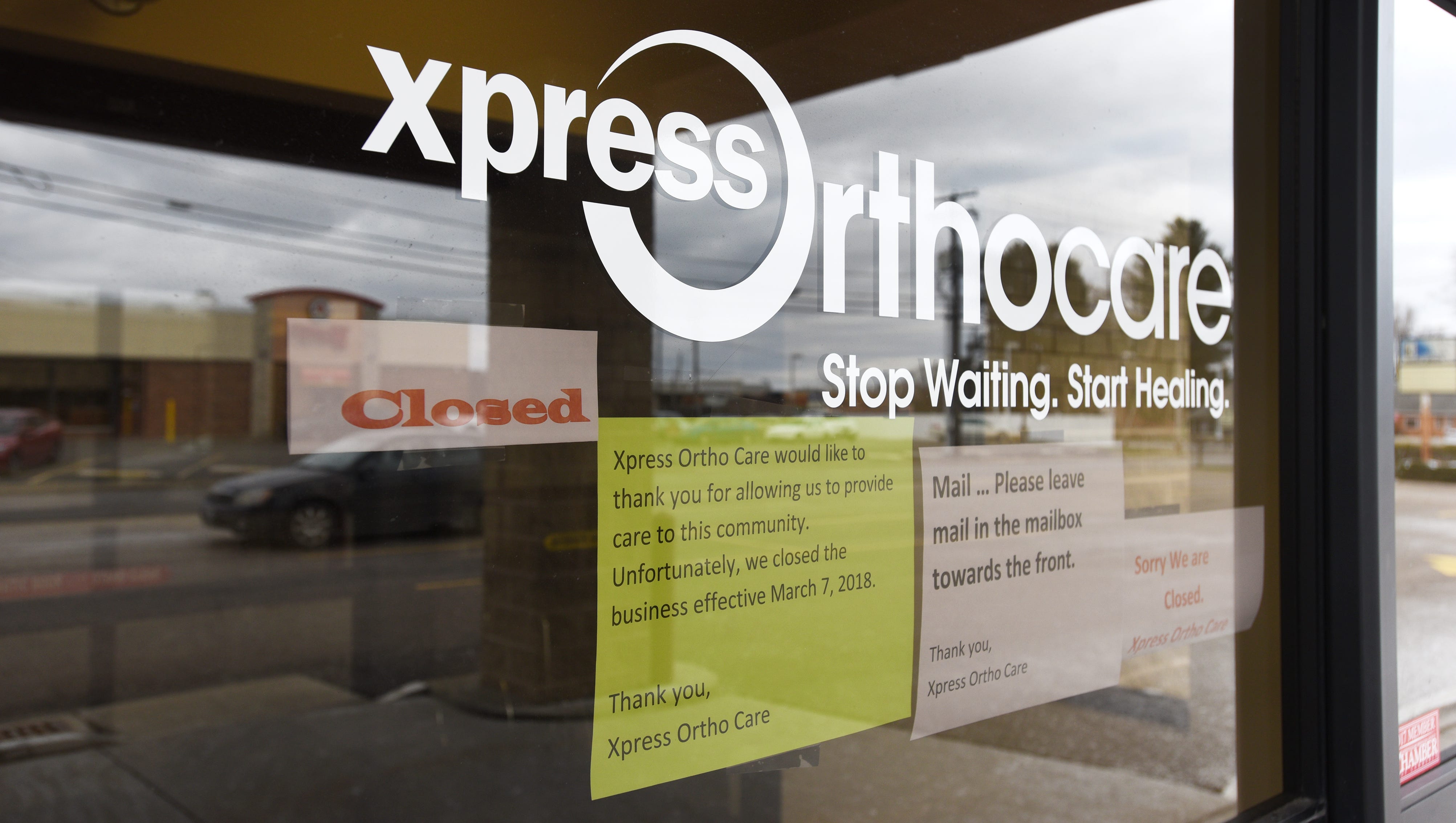 Xpress Ortho closes without notice