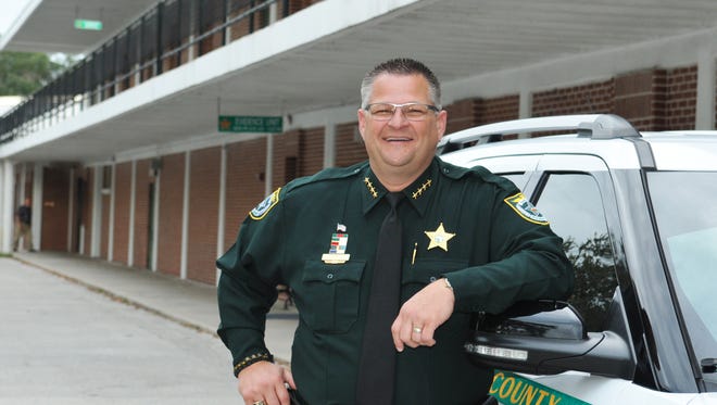  VRA Citizen of the Year nominee Brevard County Sheriff Wayne Ivey at his office inTitusville.