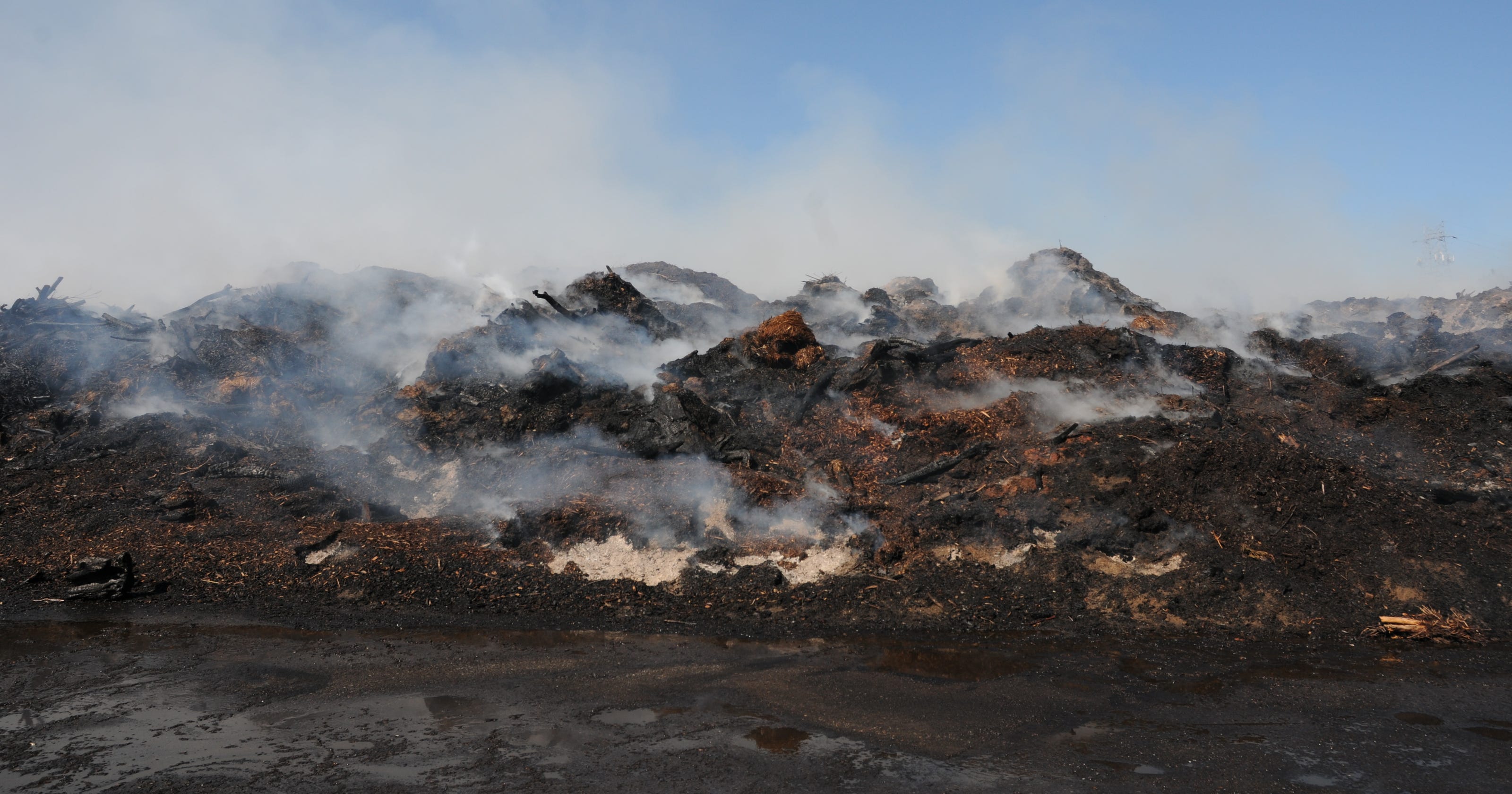Salem compost fire expected to burn through Saturday