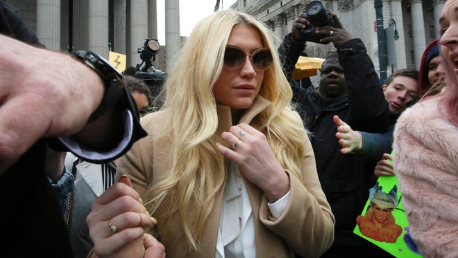 On Feb. 19, Kesha leaves Supreme court in New York after a hearing involving her producer, Dr. Luke.
