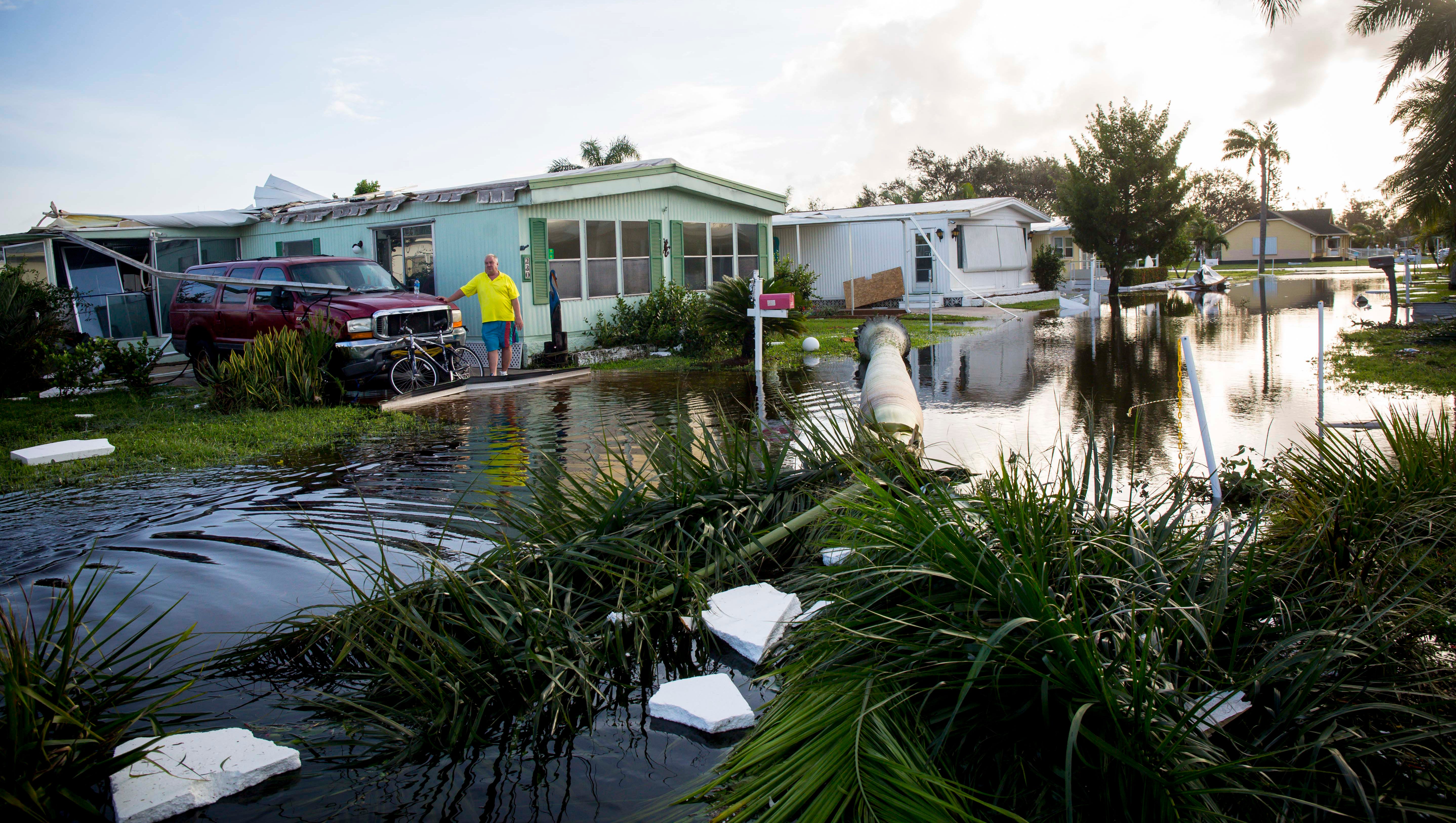 Irma inflicts damage across Florida counties