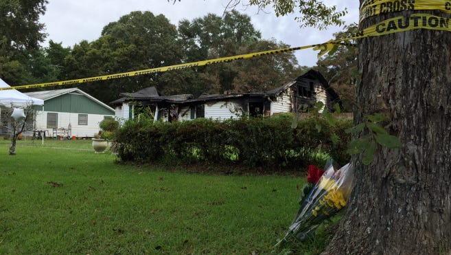 A house fire that killed a mother and her two children was the result of a murder-suicide, the fire marshal said.