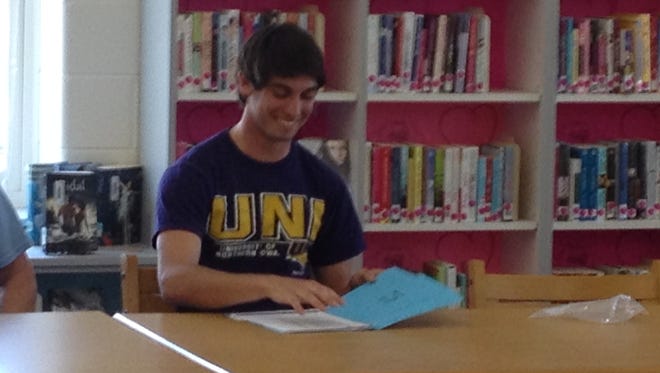 Solon senior Connor Ham signed a National Letter of Intent with Northern Iowa on Friday. He will participate in both football and track for the Panthers.