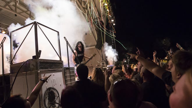 The show band Hairball closed out last year's final Waterfest performance at the Leach Amphitheater Aug. 27.