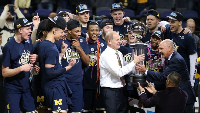 John Beilein and the Michigan Wolverines claim the Big Ten tournament title.
