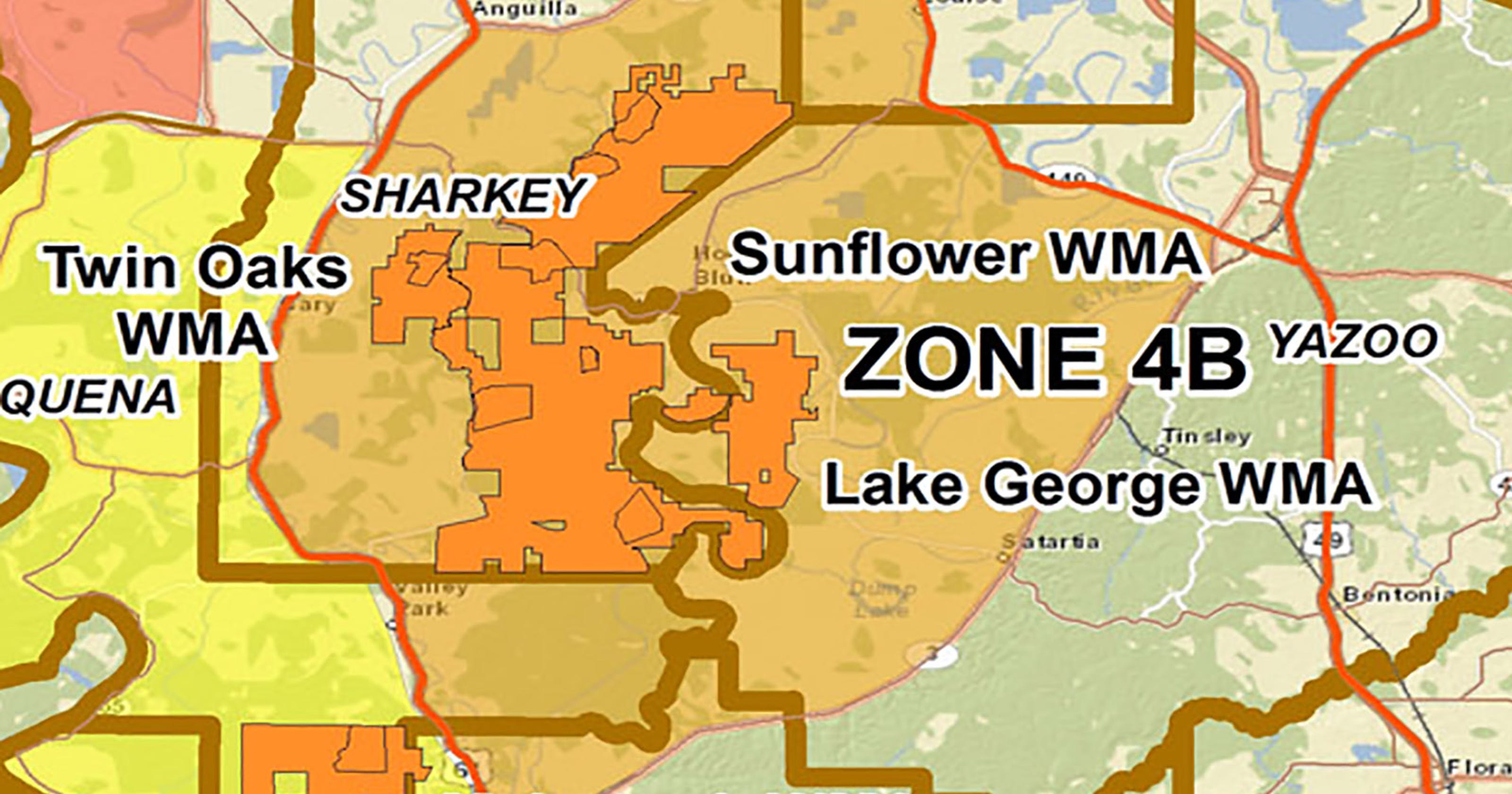 Delta National Forest, Lake WMA close