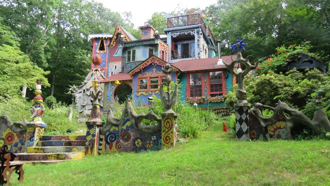 The eclectic Luna Parc art museum has artifacts and artistic creations in every nook and cranny.
