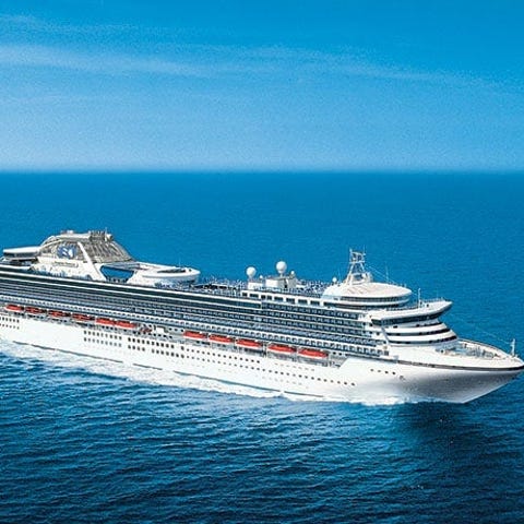 Royal Caribbean's Diamond Princess cruise ship