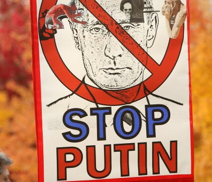 A protest in Berlin in 2016.