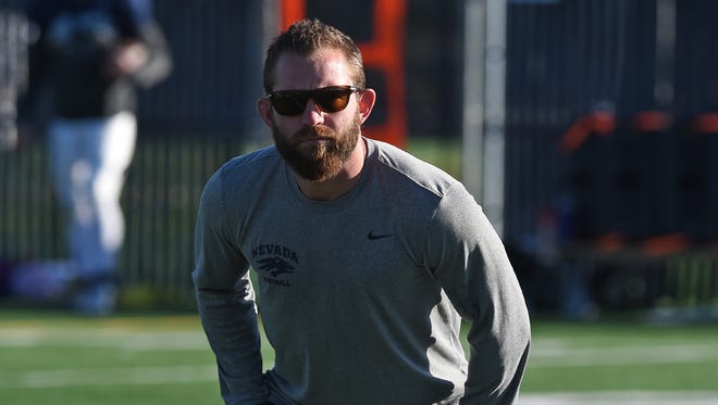 Jordon Simmons blended some military drills into traditional training as the Wolf Pack's new strength coach.