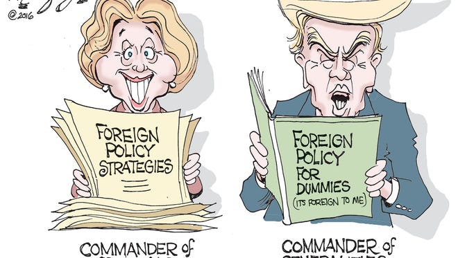 Foreign policy cartoon by Doug MacGregor