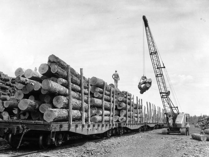The heyday of Michigan's lumber industry