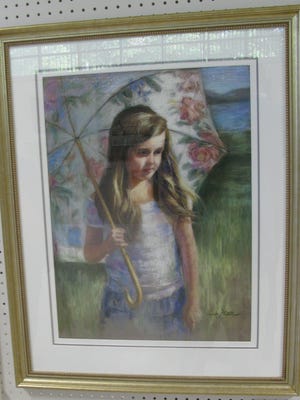 "Fleeting Moment" was one of the paintings by Erika Hutch.