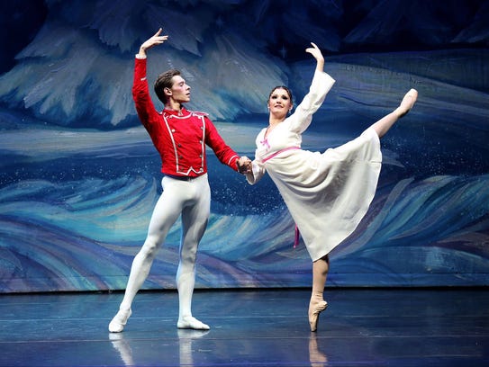 A scene from the Moscow Ballet production of the Great