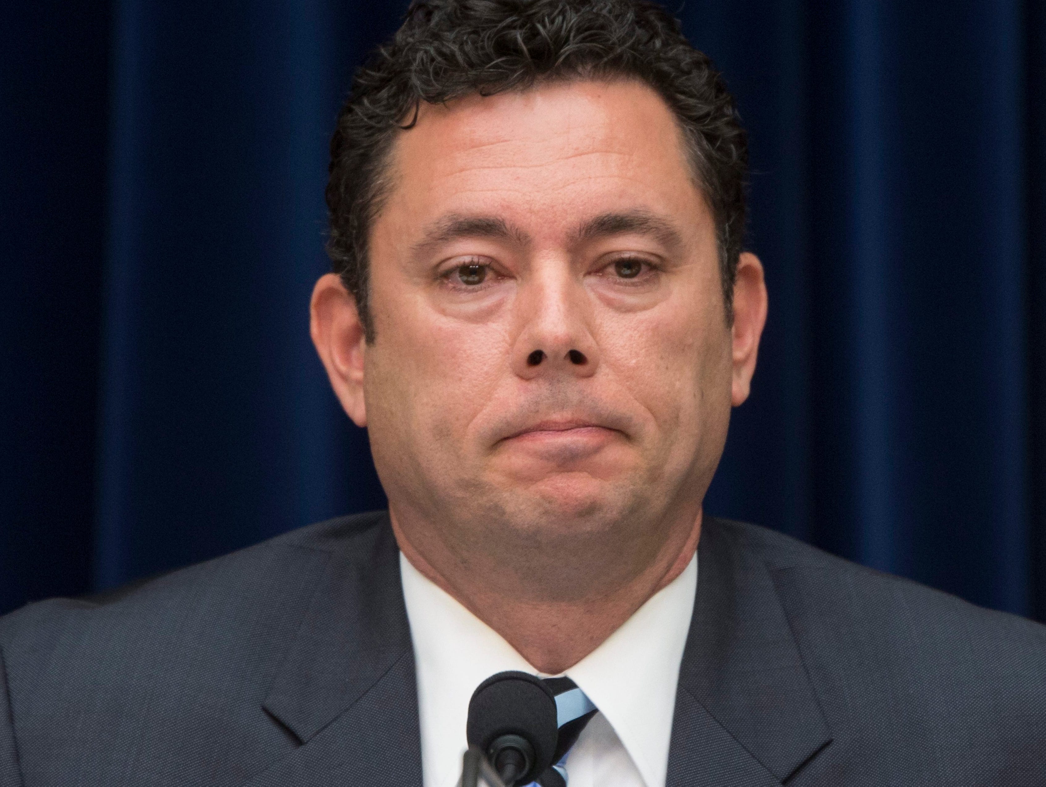 House Oversight and Government Reform Committee Chairman, Jason Chaffetz, R-Utah, attends a committee vote to recommend the House of Representatives find Bryan Pagliano in contempt of Congress, on Capitol Hill in Washington, D.C., Sept. 22, 2016.