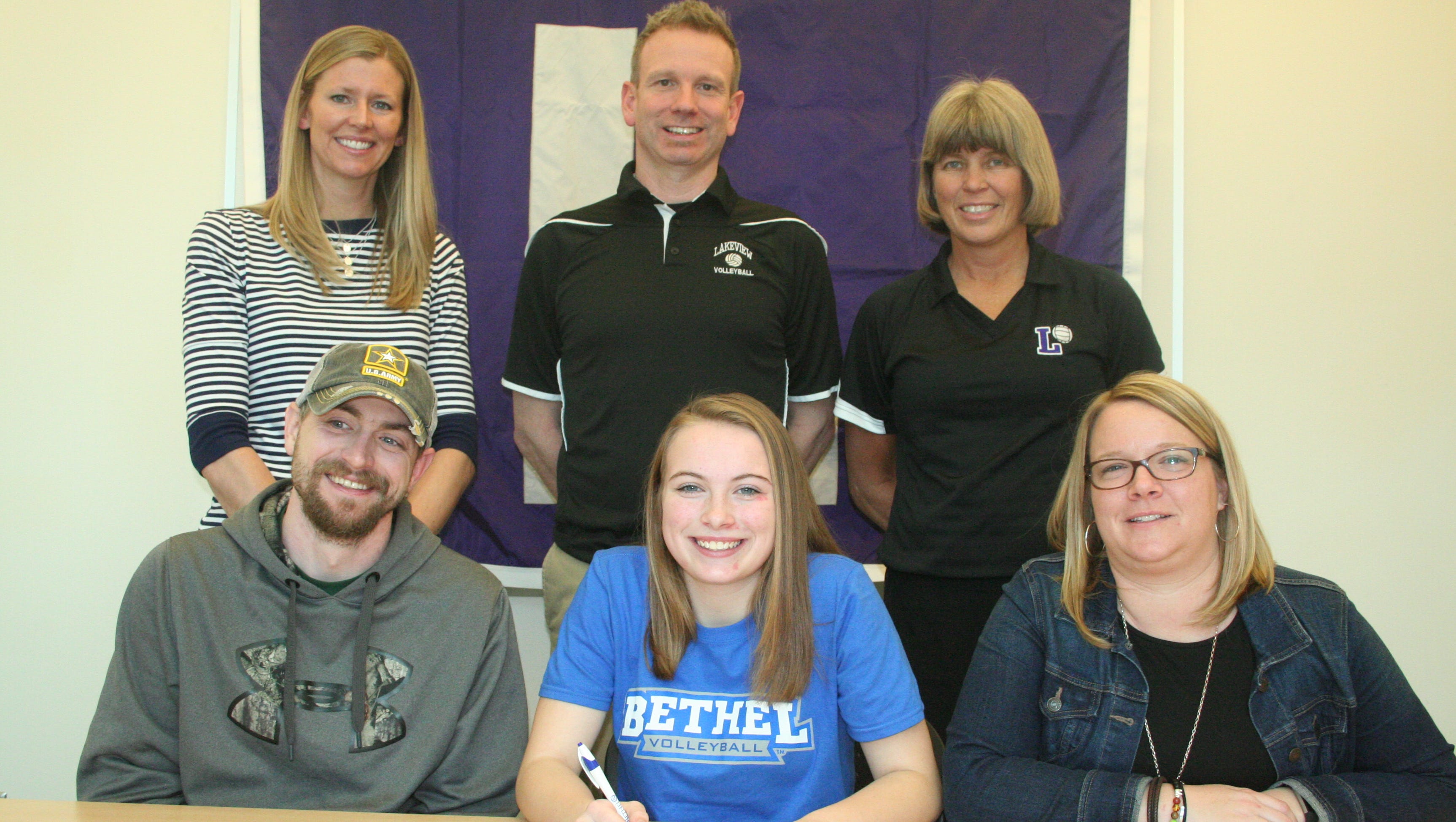Lakeview's Morey signs to play volleyball at Bethel
